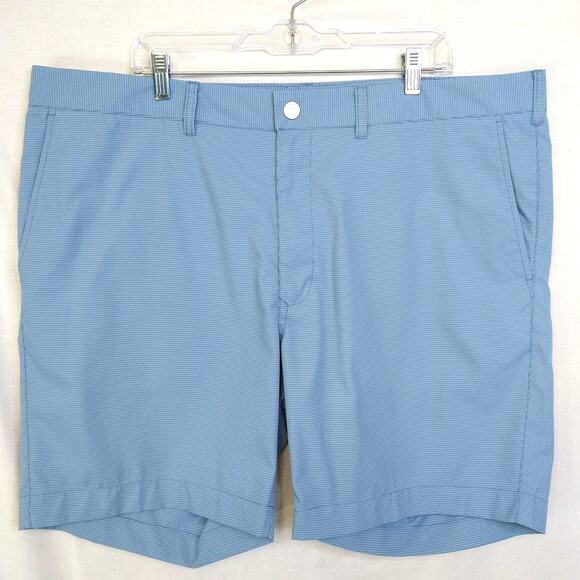 Bonobos Golf Shorts Size 42 Blue Houndstooth Print Performance Stretch - Picture 1 of 11